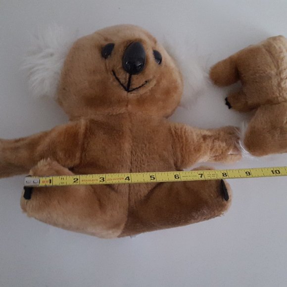 Koala Bear Mother and Joey Plush Stuffed Animal Vintage '70's - Picture 5 of 13
